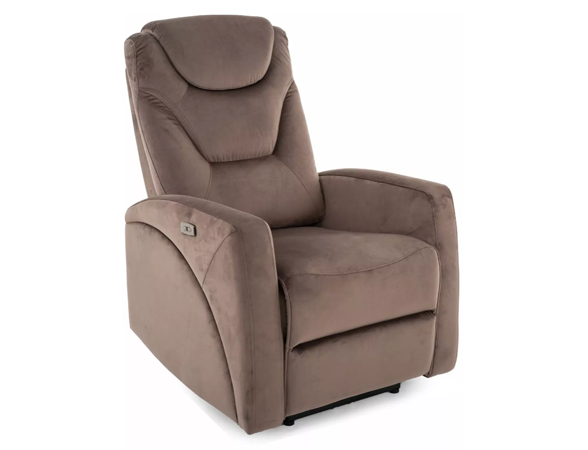 POLTRONA RECLINÁVEL KRONOS VELVET CAPPUCCINO BLUVEL 38 - Image 7