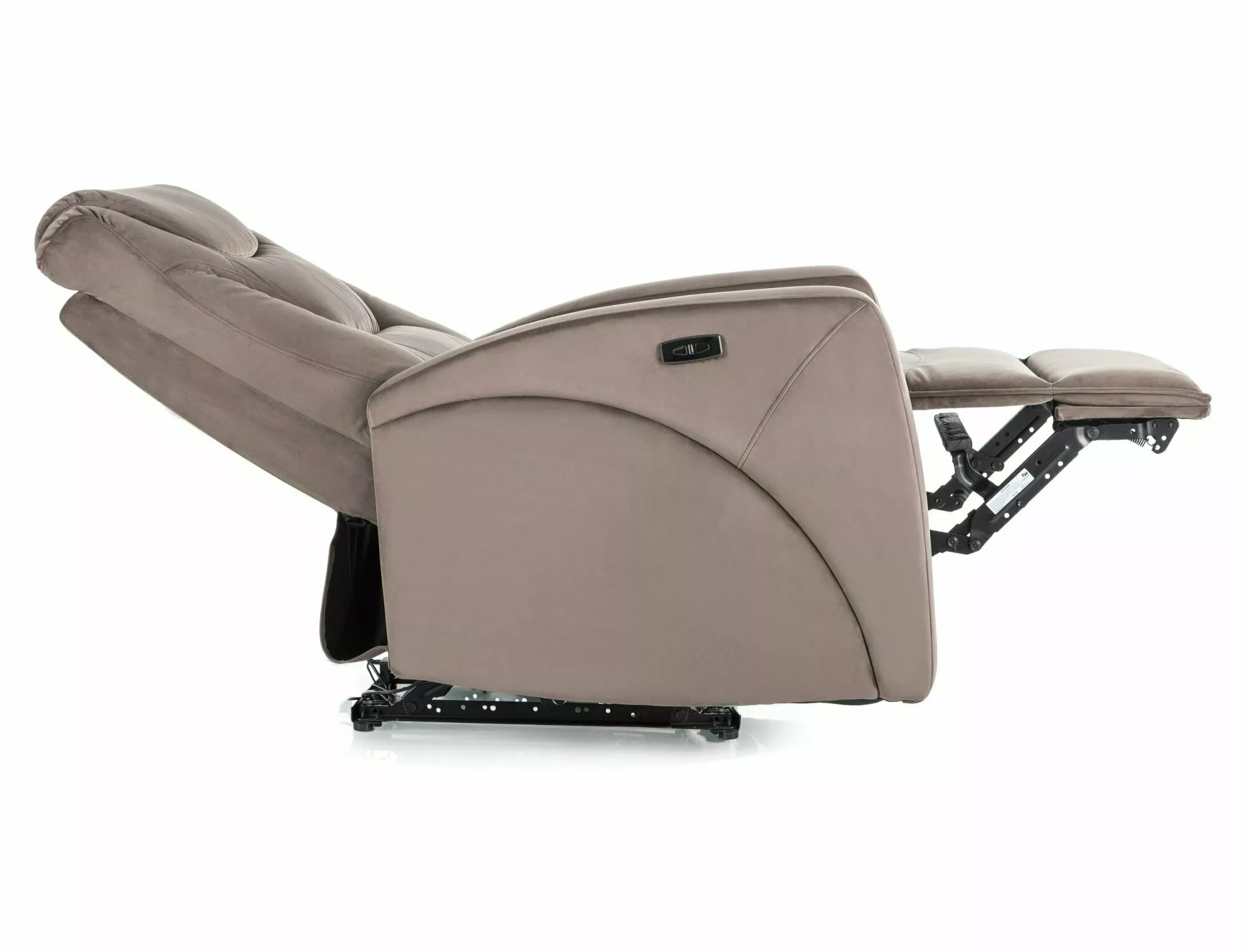 POLTRONA RECLINÁVEL KRONOS VELVET CAPPUCCINO BLUVEL 38 - Image 8