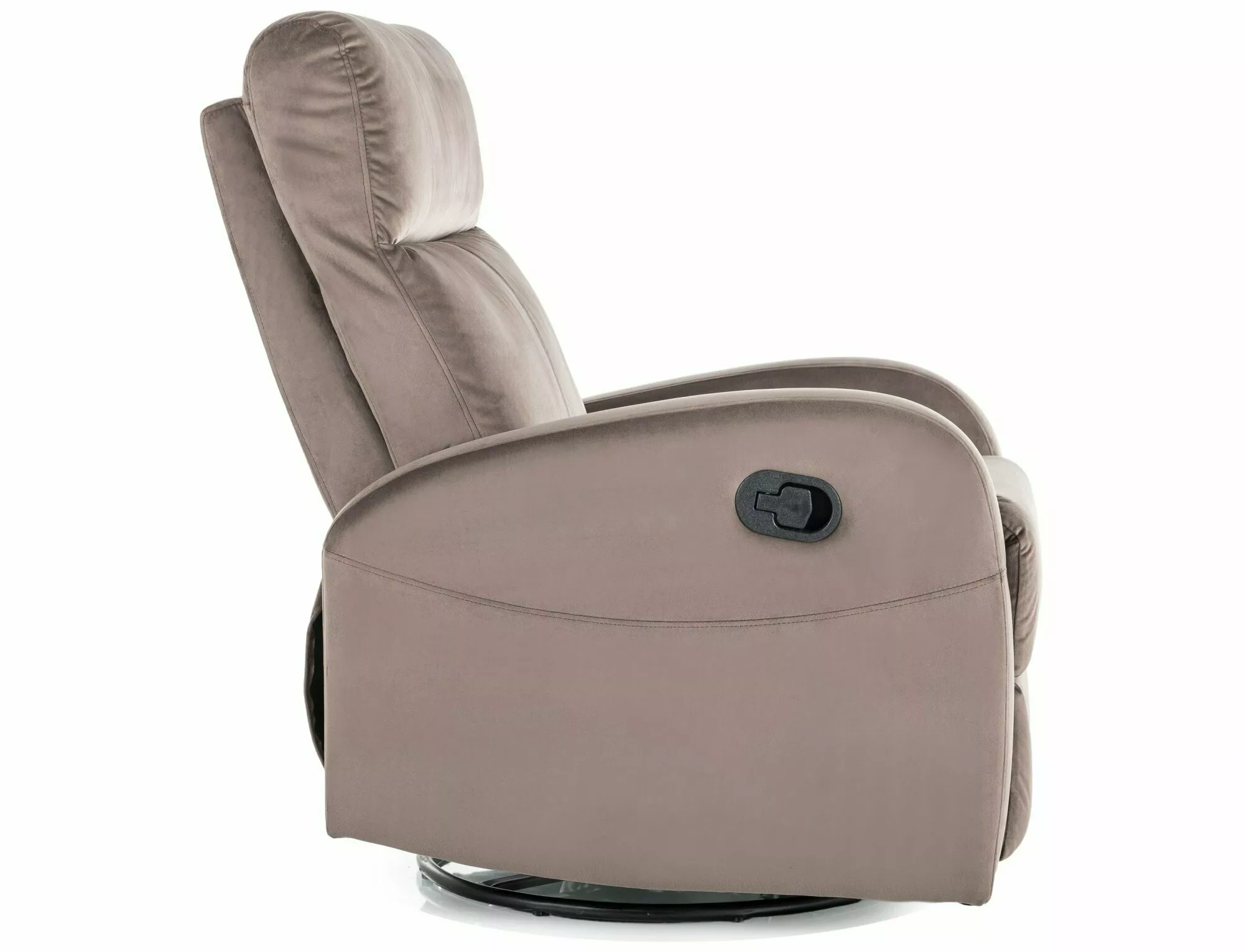 POLTRONA RECLINÁVEL OLIMP VELVET CAPPUCCINO BLUVEL 38 - Image 2