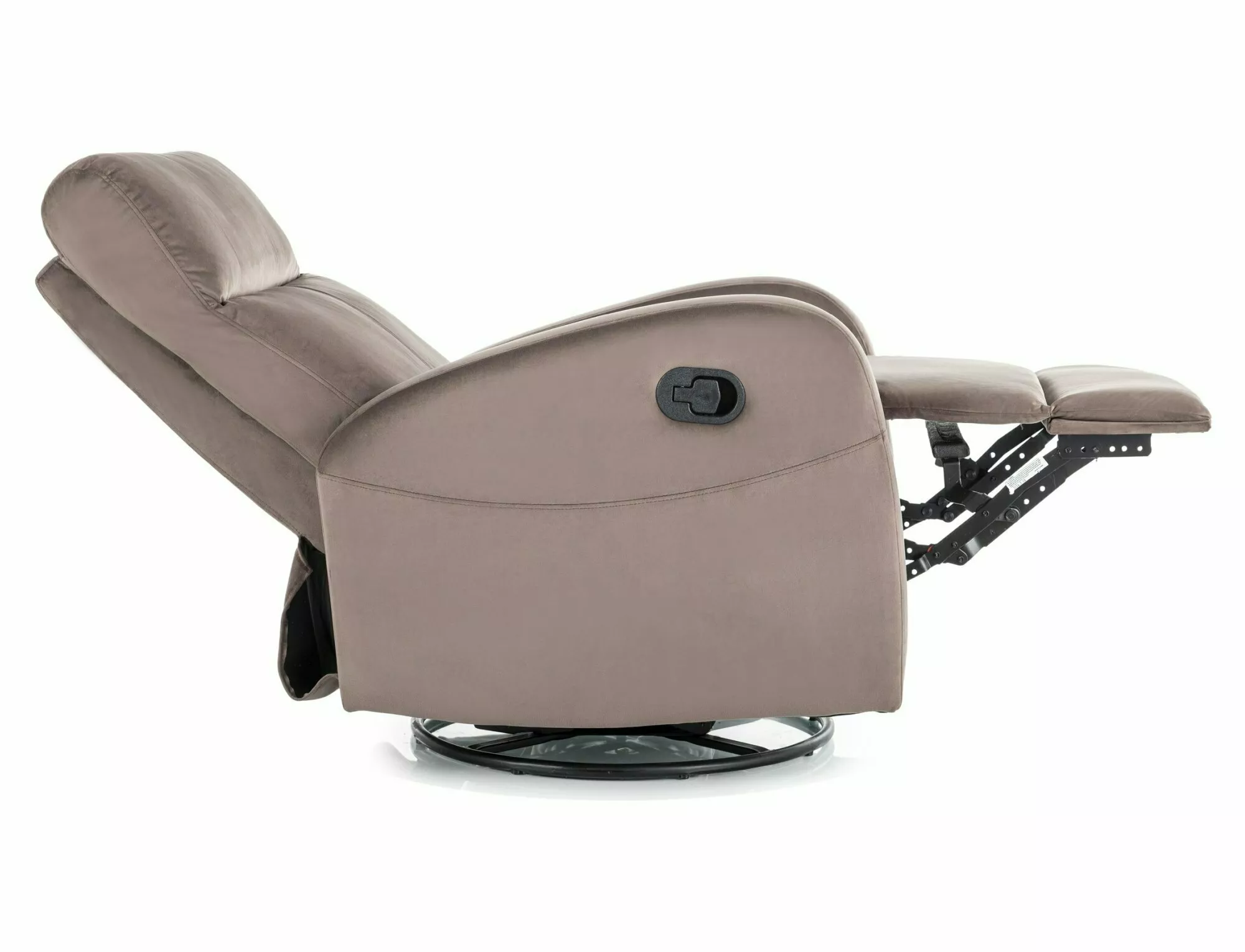 POLTRONA RECLINÁVEL OLIMP VELVET CAPPUCCINO BLUVEL 38 - Image 5