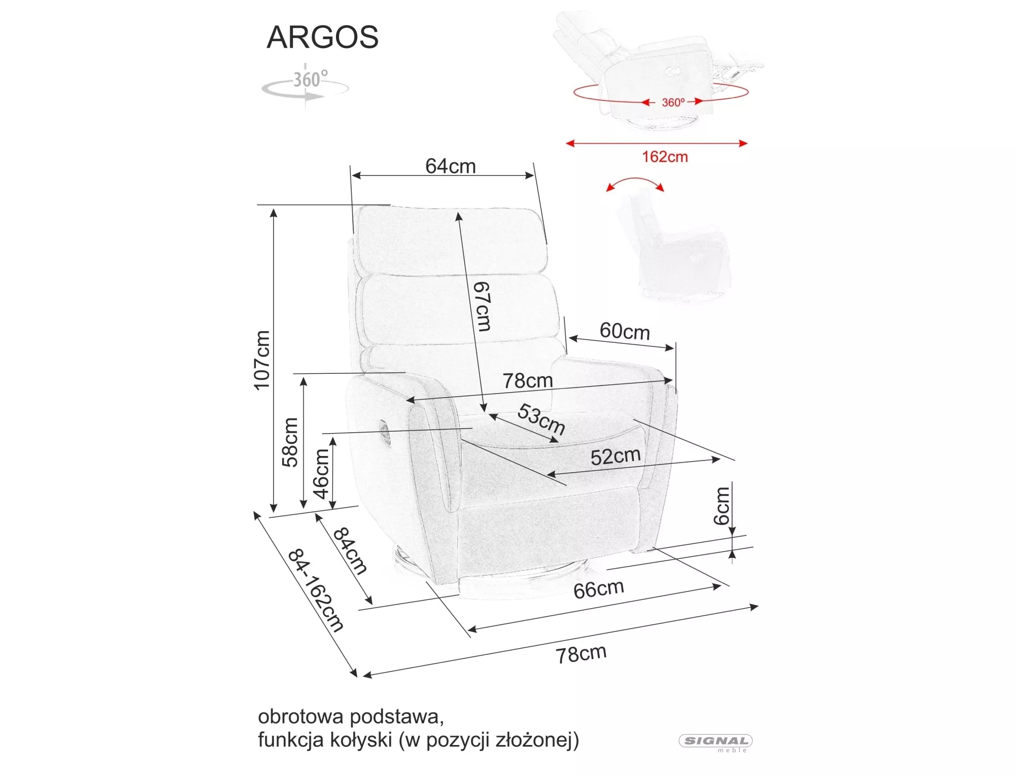 POLTRONA RECLINÁVEL ARGOS RAVEN BEGE ESCURO 30 - Image 8