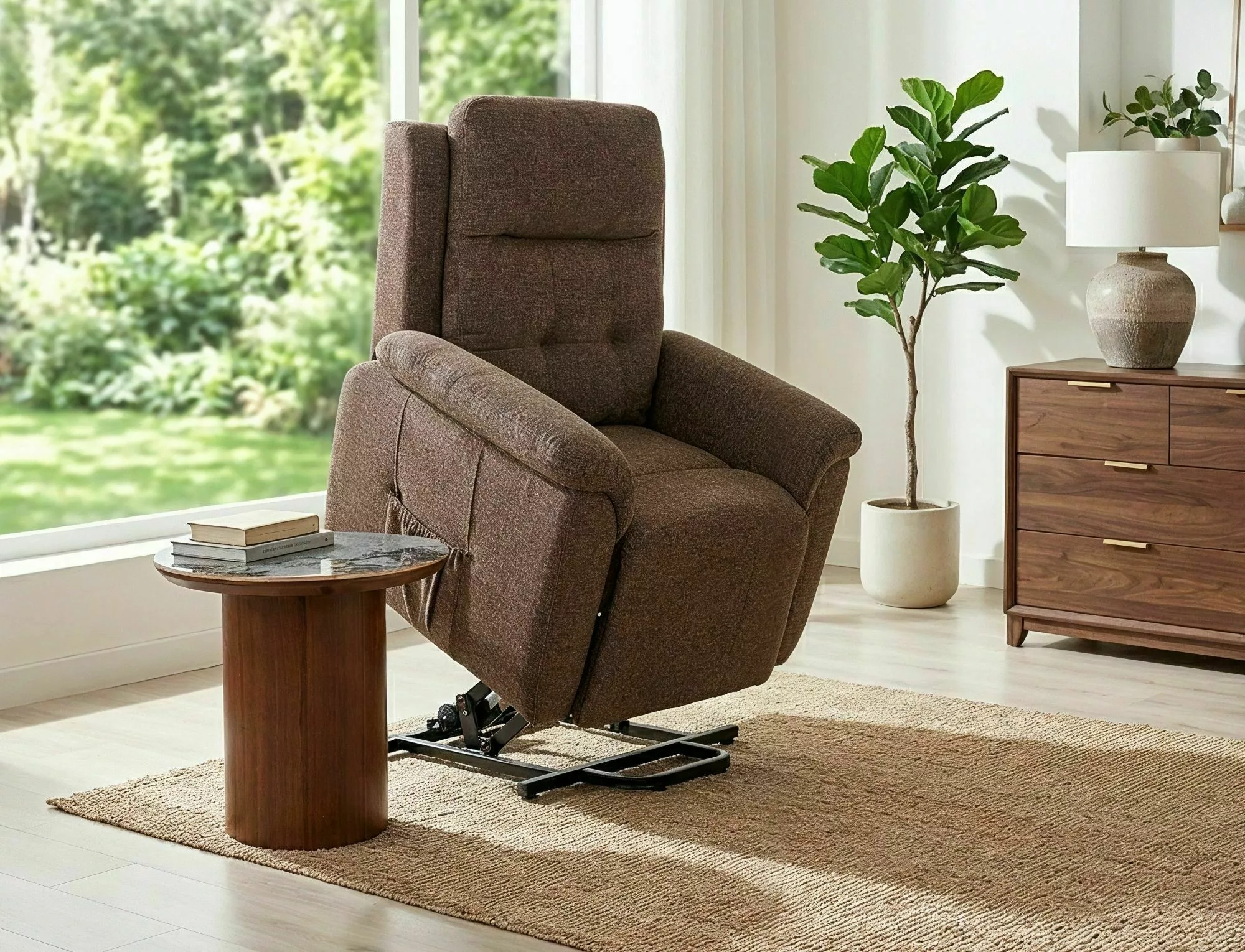 POLTRONA RECLINÁVEL MORGAN RAVEN CAPPUCCINO 45 - Image 9