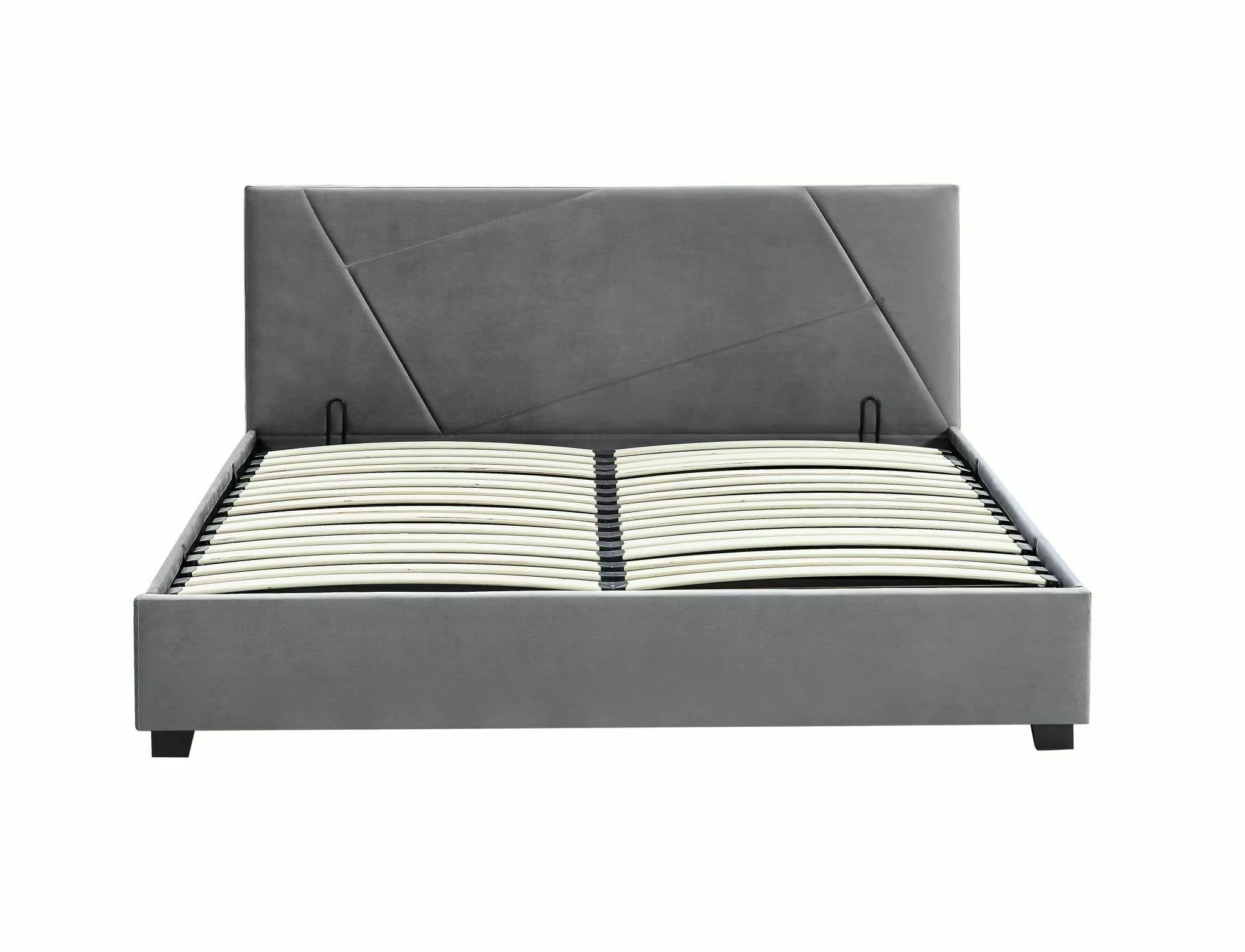 CAMA DE VELUDO COLUMBIA 140X200 COR CINZENTO. 192 - Image 4