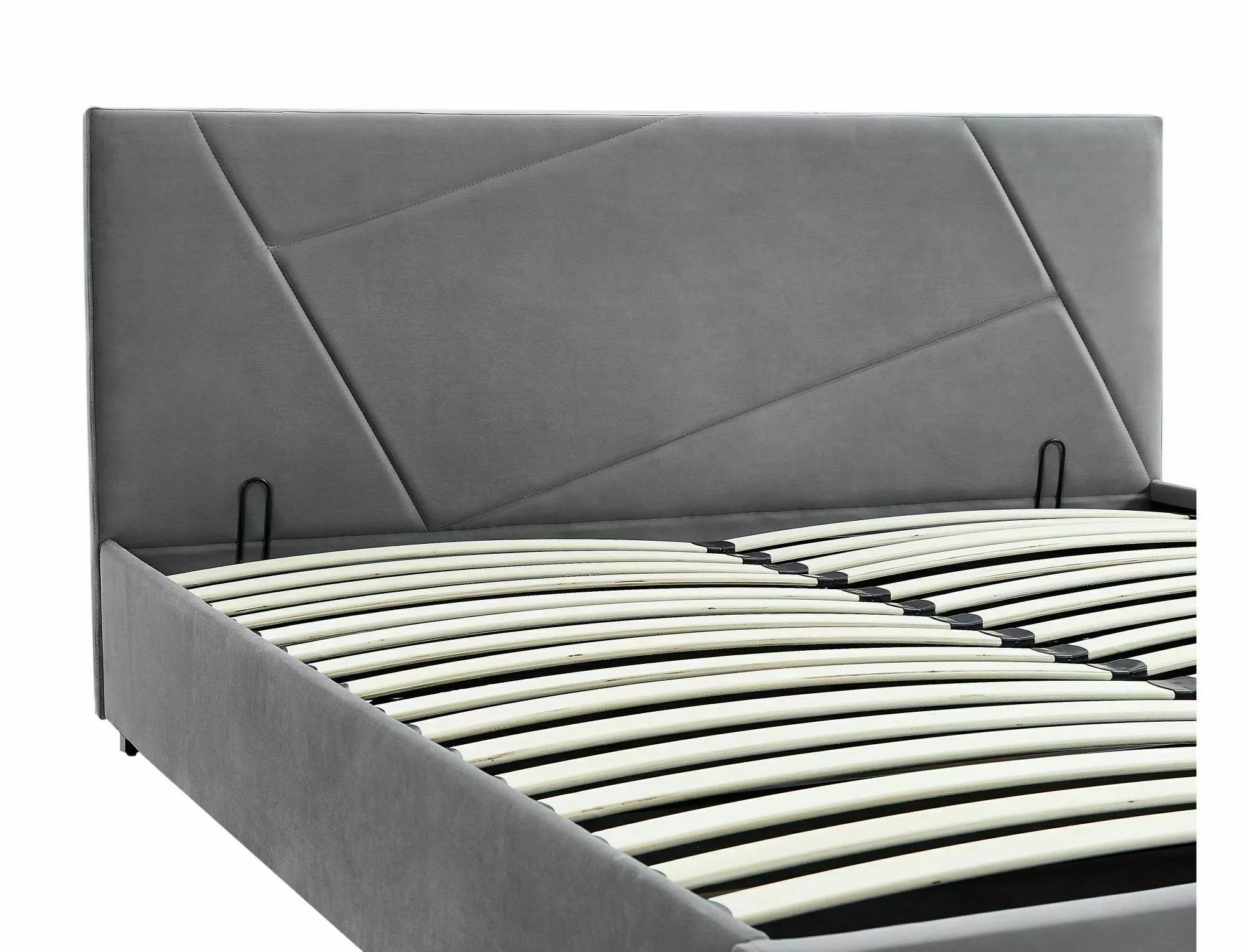CAMA DE VELUDO COLUMBIA 140X200 COR CINZENTO. 192 - Image 7