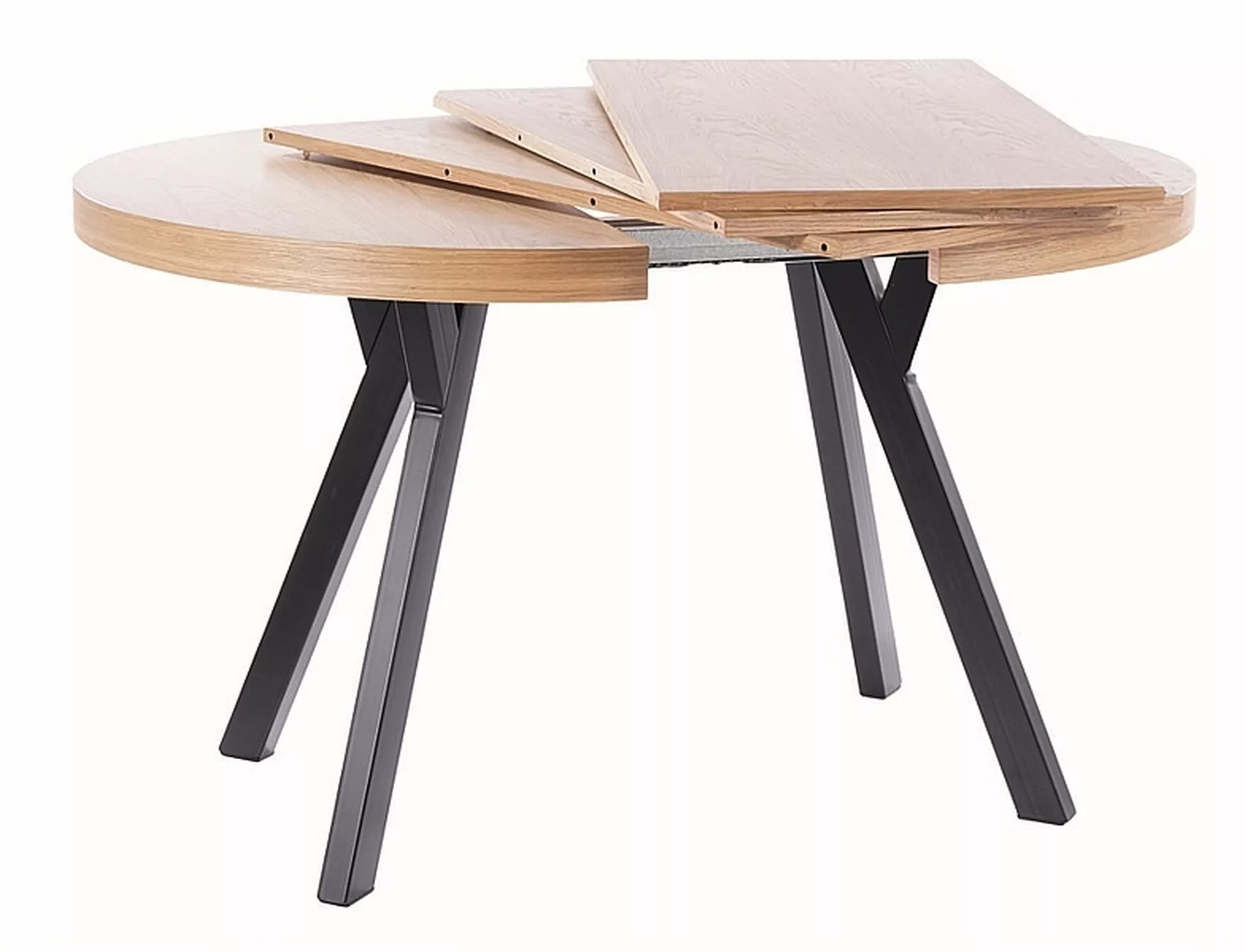DOMINGO TABLE CARVALHO NATURAL / PRETO FI 100 (100-250) - Image 6