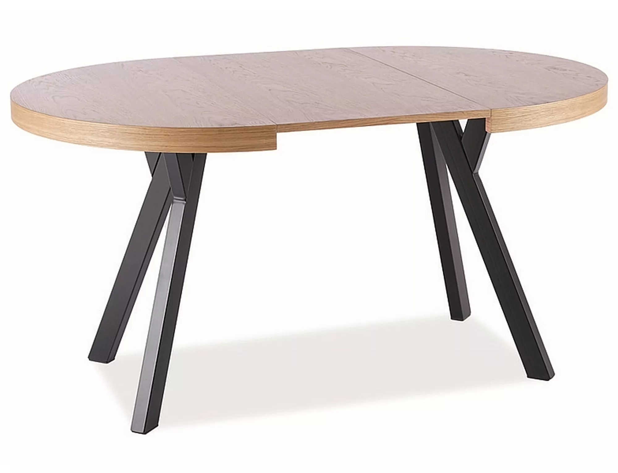 DOMINGO TABLE CARVALHO NATURAL / PRETO FI 100 (100-250) - Image 7