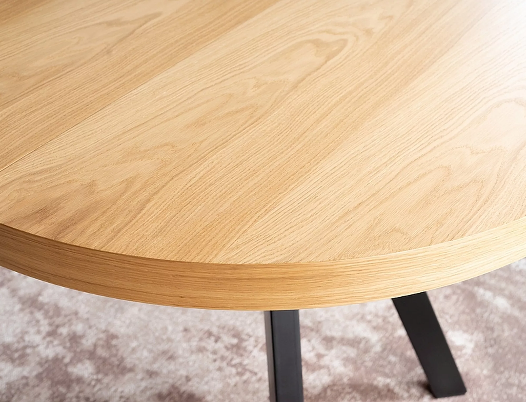 DOMINGO TABLE CARVALHO NATURAL / PRETO FI 100 (100-250) - Image 9