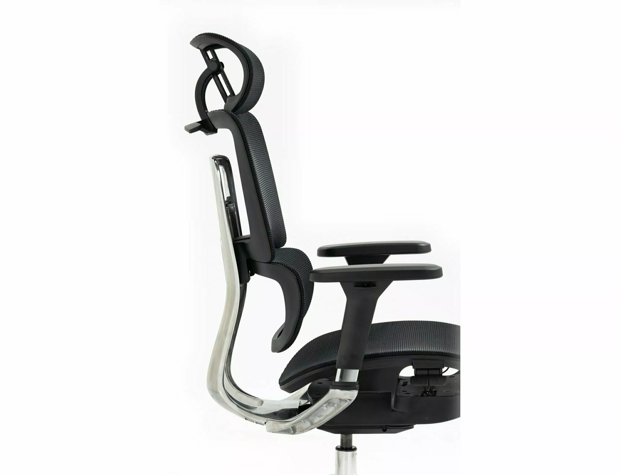 VENCEDORA DA CADEIRA GIRATÓRIA LUX PRETO/CROMADO - Image 11