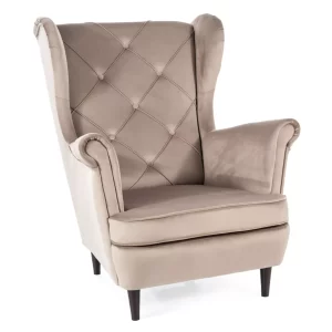 VELUDO FEMININO DE POLTRONA C. BLUVEL BEGE 40 / WENGE