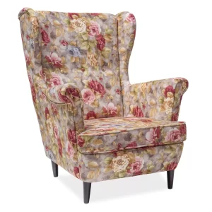 POLTRONA LORD CORAL WM 25 (FLORES) / WENGE