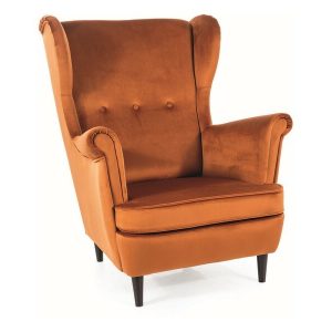 SOFÁ LORD VELVET CANELA BLUVEL 4215 / WENGE