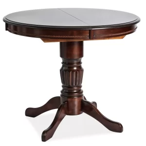 MESA MARGO NOGUEIRA ESCURA 90(125)x90