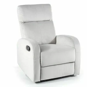 POLTRONA RECLINÁVEL DE VELUDO OLIMP BLUVEL CINZENTO-CLARO 03