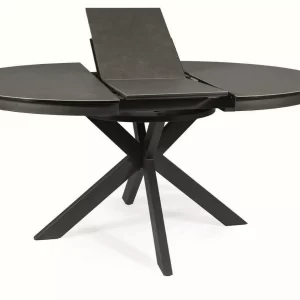 MESA CERÂMICA PORTO CINZENTO ESCURO CORSO CINZENTO/MATE 120(160)X120