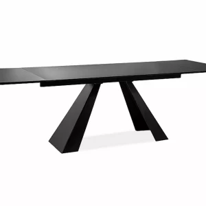 MESA SALVADORE PRETO MATE 160(240)X90