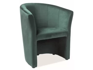SOFÁ TM-1 BLUVEL VERDE VELUDO 78 / WENGE