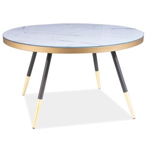 BANCADA VEGA B BRANCO (EFEITO MÁRMORE) / PRETO FI 80