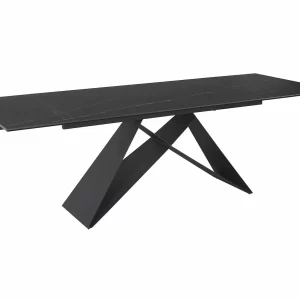 WESTIN CERAMIC TABLE BLACK SAHARA NOIR/MATT BLACK (160-240)X90