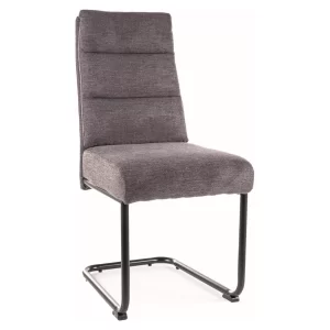 CADEIRA BREGO BERRY ESTRUTURA PRETA / C. GREY 18