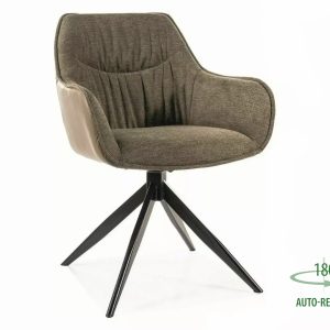 SEMPRE BREGO/BUFFALO CHAIR BLACK FRAME / OLIVE 77 / OLIVE 10