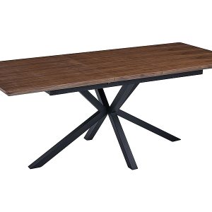 LOGAN TABLE NOGUEIRA/PRETO 160(200)X90