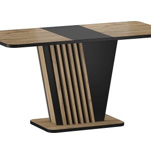 MESA NEVIO OAK OAK ARTISAN / PRETO 125(170)X75
