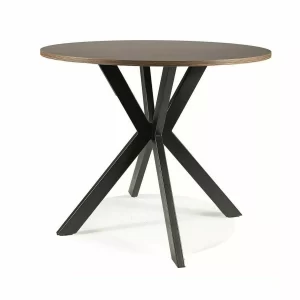 MESA CINTURA II WALNUT/PRETO MATT FI 90