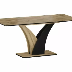 VENTO TABLE ARTISAN OAK / PRETO 120(160)X68