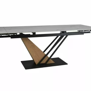 MESA GENESIS BRANCO/CARVALHO 160(220)X90