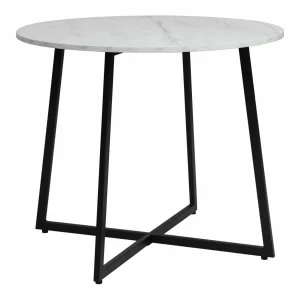 EFEITO DE MÁRMORE BRANCO DA MESA LUNA/PRETO FI90