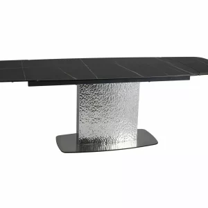 MESA CERÂMICA MONCLER BLACK SAHARA NOIR / PRATA (160-240)X90