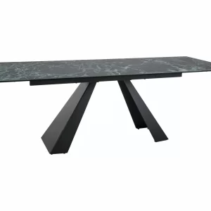 MESA CERÂMICA SALVADORENHA MARINHA VERDE ALPI / PRETO MATE (160-240)X90
