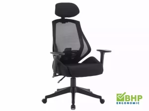 CADEIRA GIRATÓRIA Q-406M MATERIAL PRETO