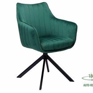 CADEIRA AZALIA VELVET BLACK FRAME/GREEN BLUVEL 78