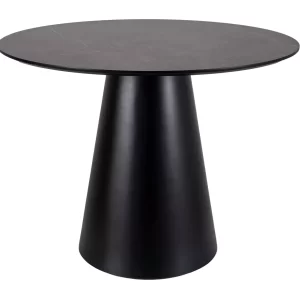 MESA ANGEL GREY EF. MÁRMORE / FI100 PRETO