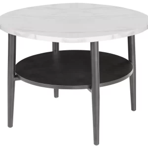 ELLA B BENCH EFEITO MÁRMORE BRANCO/PRETO