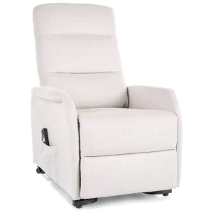 POLTRONA RECLINÁVEL JUPITER M BREGO (MASSAGEM E FUNÇÃO VERTICAL) BEGE CLARO 22