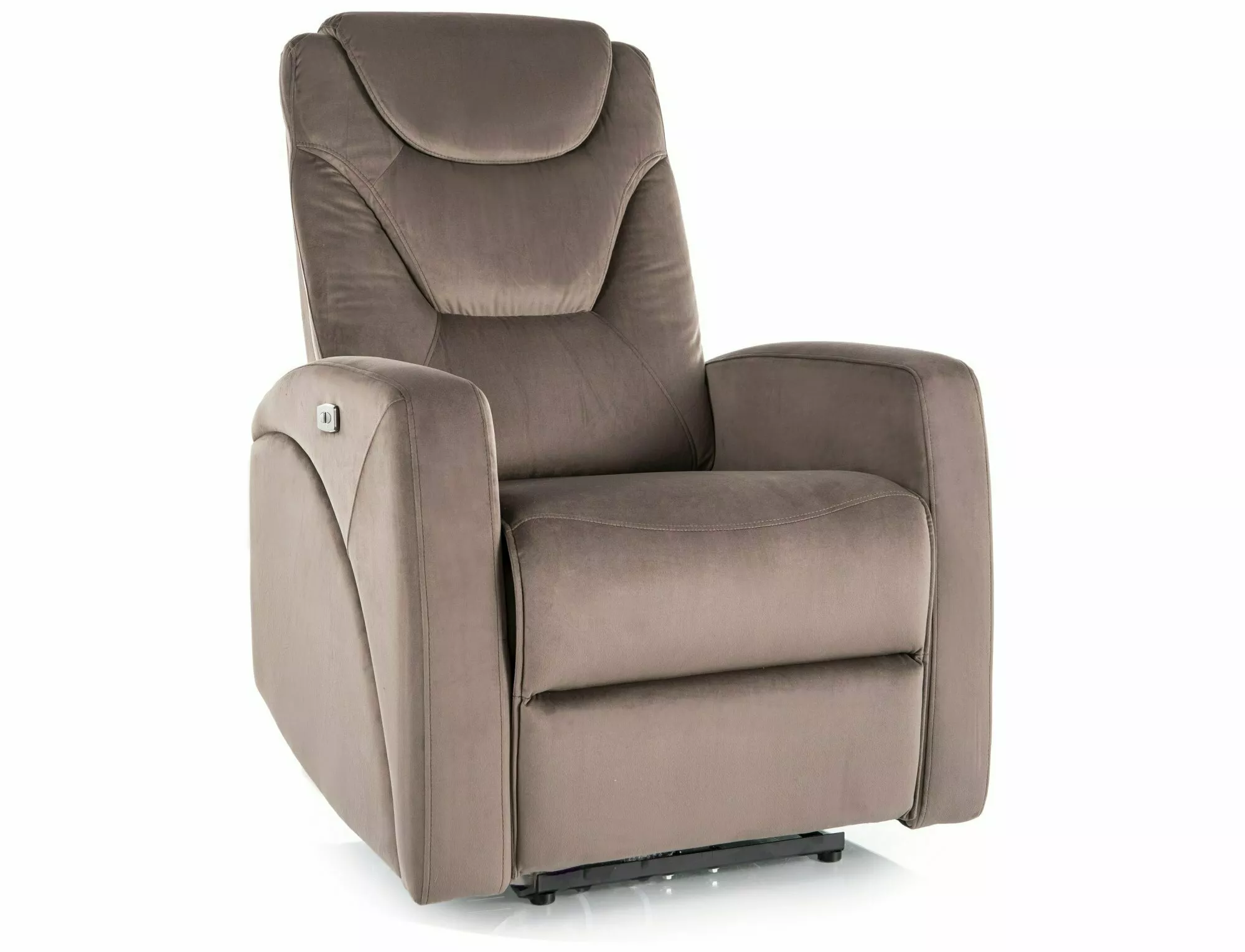 POLTRONA RECLINÁVEL KRONOS VELVET CAPPUCCINO BLUVEL 38