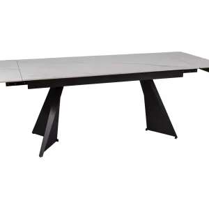 LACONI TABLE BRANCO / PRETO 160(220)X90