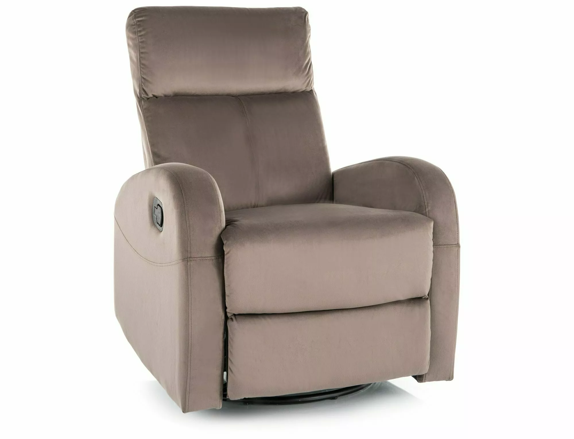 POLTRONA RECLINÁVEL OLIMP VELVET CAPPUCCINO BLUVEL 38