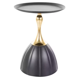 BANCO DE ESPUMA PRETO/DOURADO FI38X50