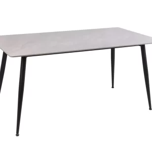 RION TABLE CINZENTO / PRETO 130X70