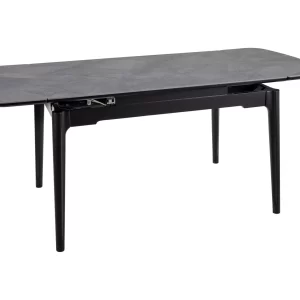 MESA SENTO CINZENTO / PRETO 120(180)X80