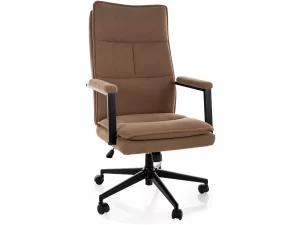 CADEIRA GIRATÓRIA Q-091 C.BEIGE TAP.260