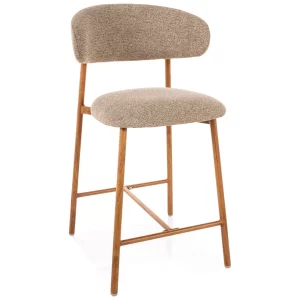 STOOL ELTON H-2 TORNEIRA BEGE EM CARVALHO. 253