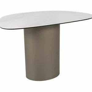 BANCO CERÂMICO BELLO B BRANCO NATURE CLAUD / COBRE 75X50