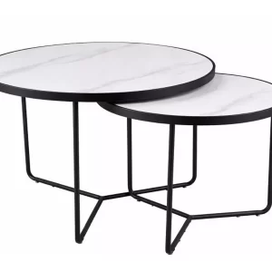 BANCO ITALIA BRANCO / PRETO (CONJUNTO)