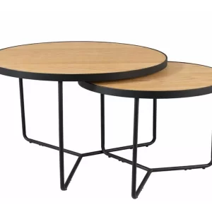 ITALIA BENCH OAK / PRETO (CONJUNTO)