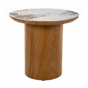 BANCADA RONDO PANDORO BRANCO / CARVALHO FI45X50