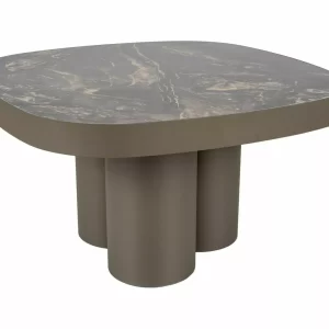 BANCO CERÂMICO STELLA B PRETO VULCANO / COBRE 75X75